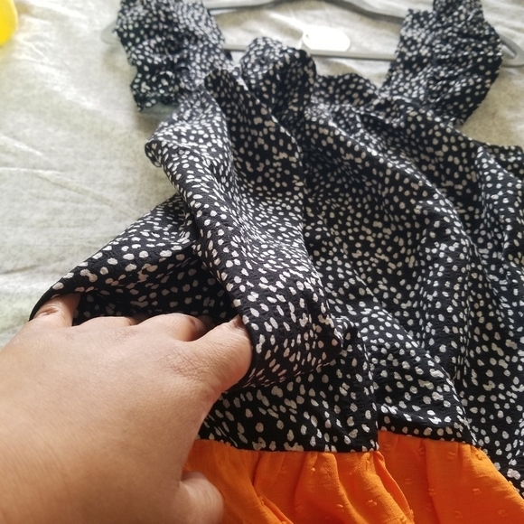 Oddi | Color Block Flutter Dress - Picture 8 of 9